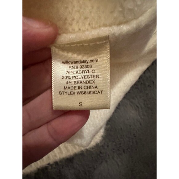 Willow & Clay Ivory Cheetah Print Sweater - Picture 6 of 6